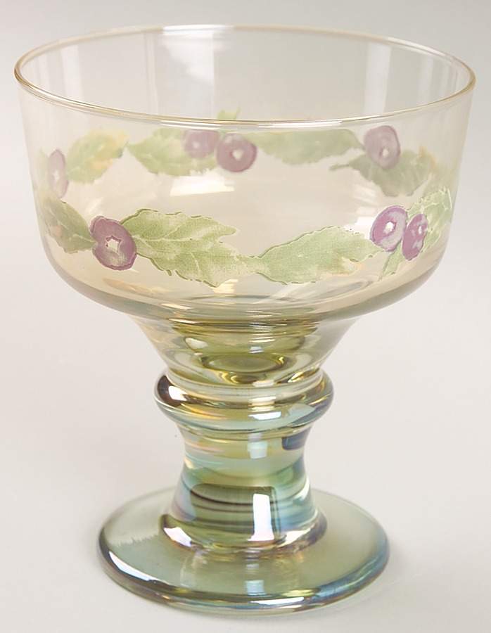 Jamberry 10 Oz Glassware Sherbet by Pfaltzgraff-1