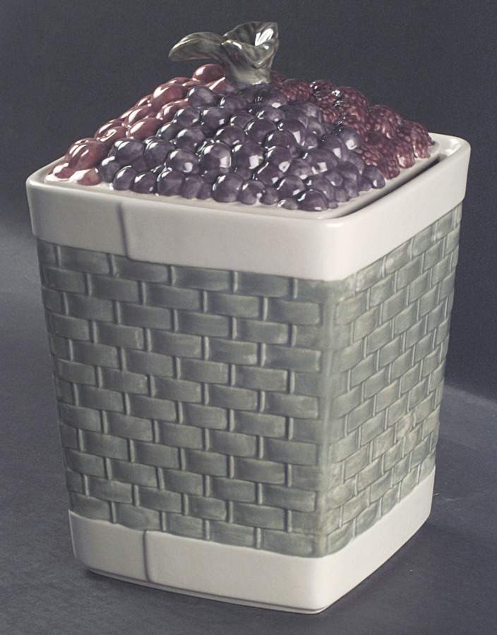 Jamberry Sculpted Cookie Jar & Lid by Pfaltzgraff-1