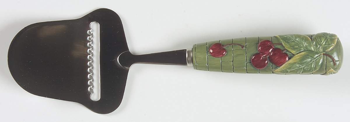 Jamberry Cheese Plane with Stainless Plane by Pfaltzgraff-1