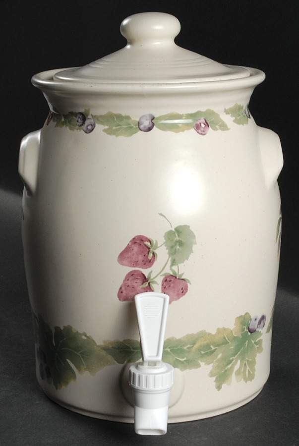 Jamberry Beverage Crock & Lid by Pfaltzgraff-1
