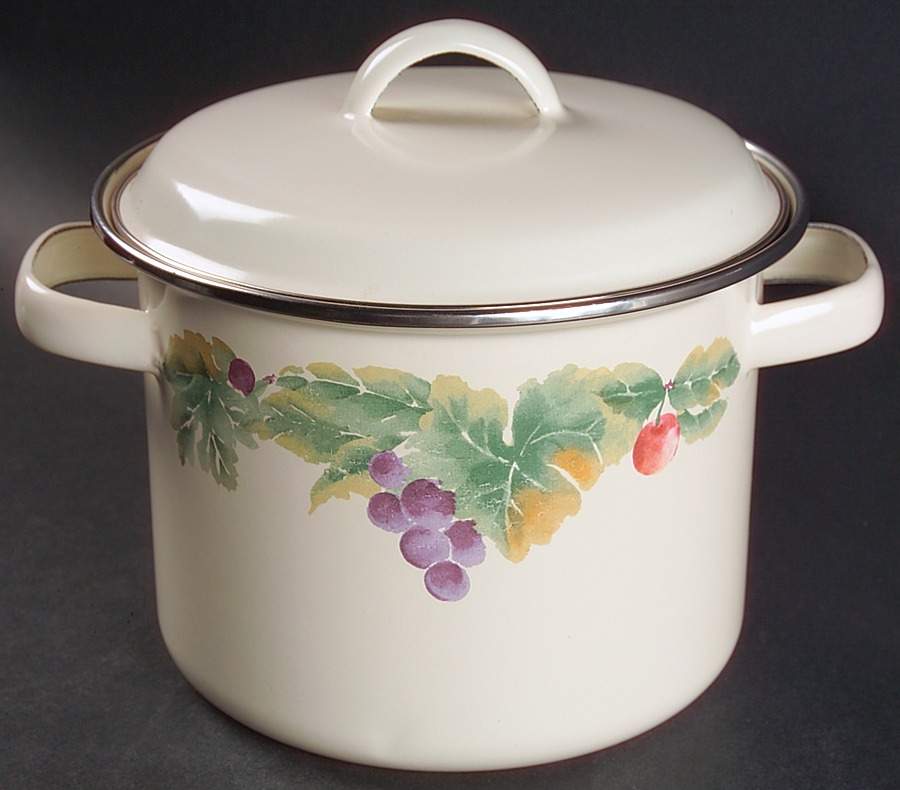Jamberry 2.5 Qt Metal Stockpot & LId by Pfaltzgraff-1