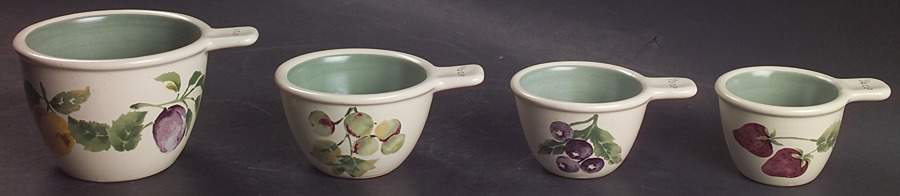Jamberry Measuring Cup Set (1 Cup,1/2 Cup,1/3 Cup,1/4 Cup) by Pfaltzgraff-1