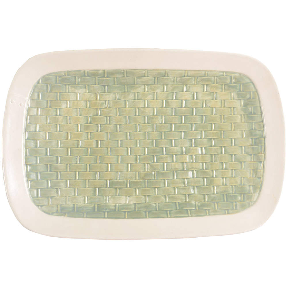 Jamberry 16" Rectangular Sculptured Platter by Pfaltzgraff-1