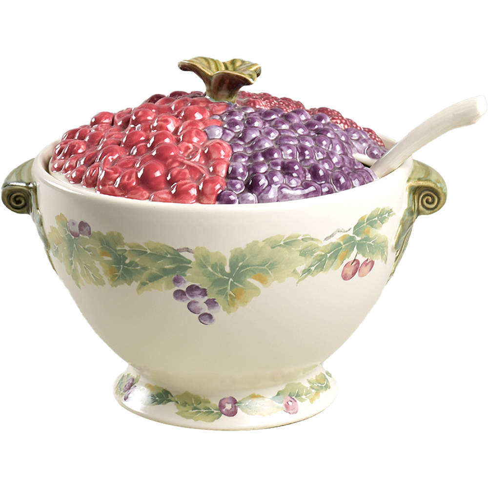 Jamberry Tureen & Lid w/Ladle by Pfaltzgraff-1
