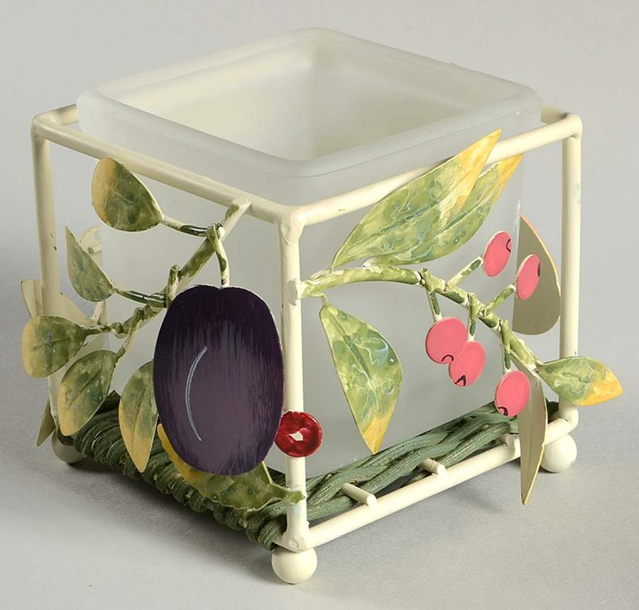 Jamberry Metal Votive Candleholder by Pfaltzgraff-1