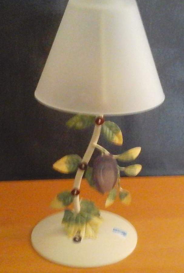 Jamberry Tea Light Lamp with Shade by Pfaltzgraff-1