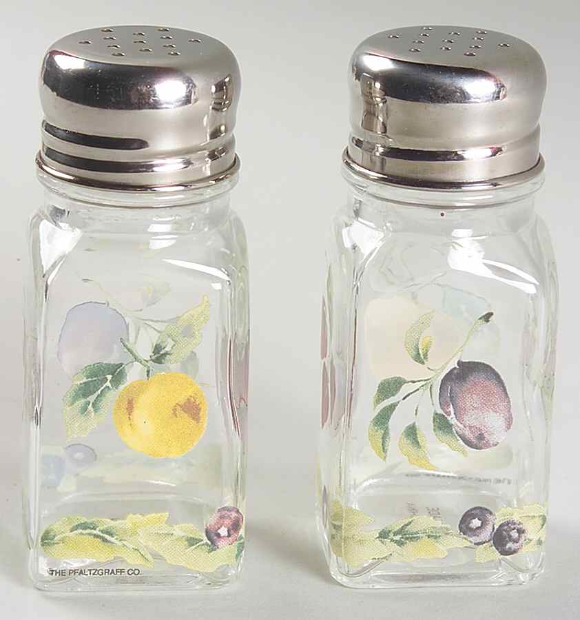 Jamberry Glassware Salt and Pepper Set by Pfaltzgraff-1