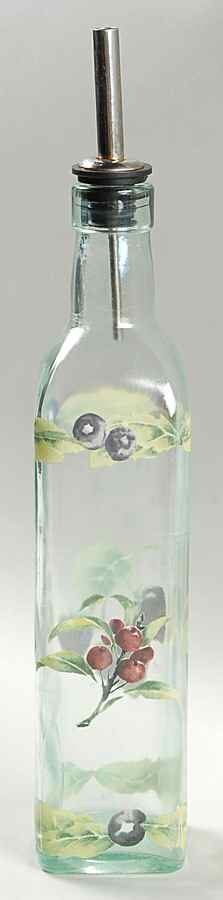 Jamberry Glass Oil with Drizzle Spout by Pfaltzgraff-1