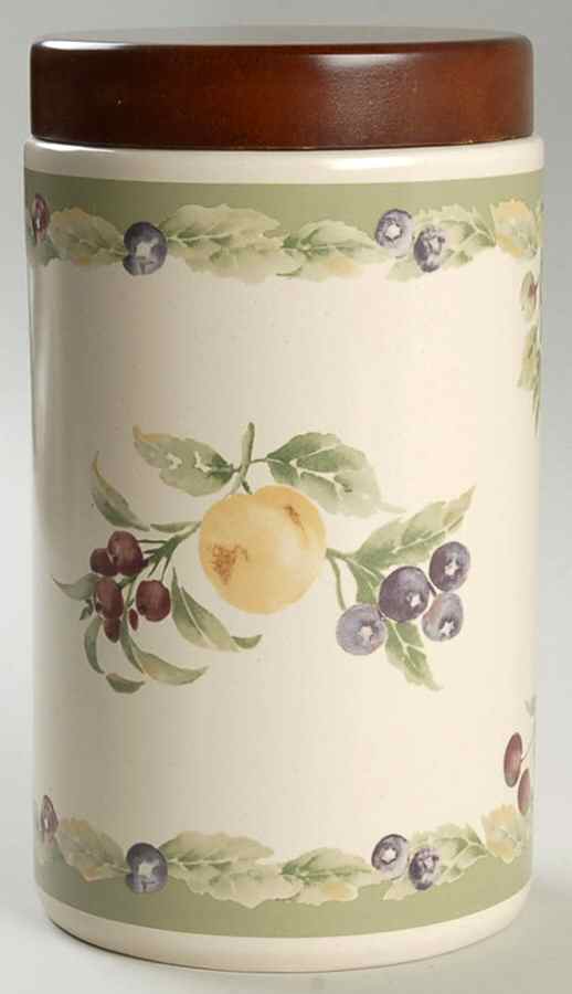 Jamberry 7" Storage Jar & Lid by Pfaltzgraff-1