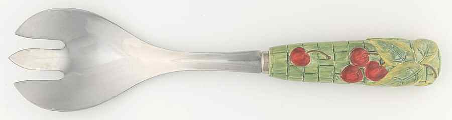 Jamberry Salad Serving Fork with Stainless Prongs by Pfaltzgraff-1