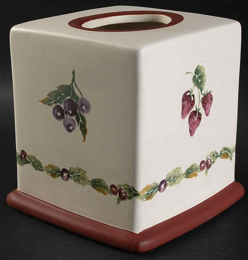 Jamberry Square Tissue Box Cover by Pfaltzgraff-1