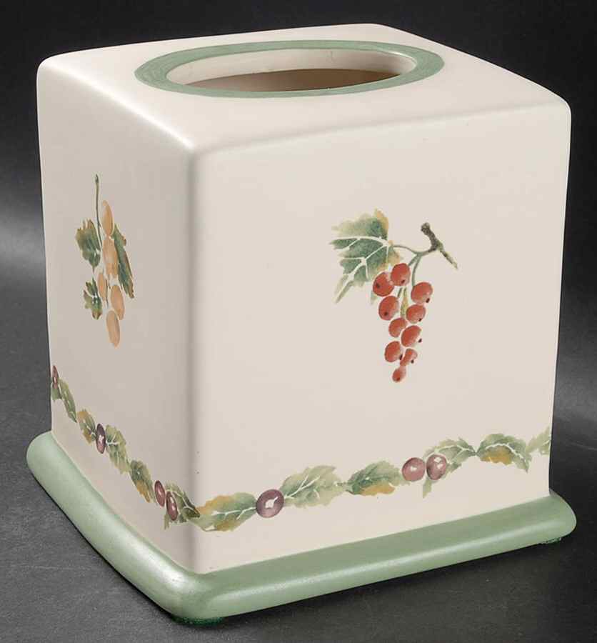 Jamberry Square Tissue Box Cover by Pfaltzgraff-1