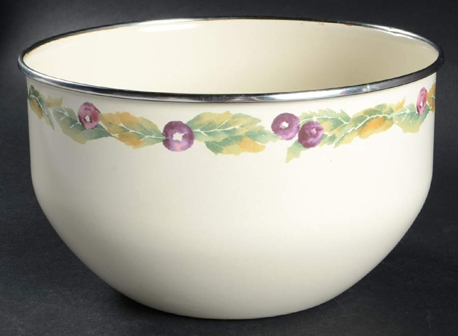 Jamberry 7 3/4" Metal Bowl by Pfaltzgraff-1