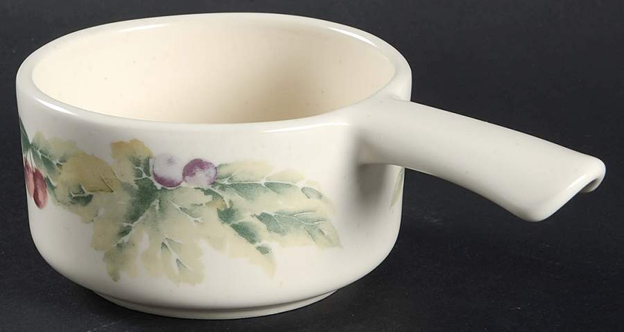 Jamberry One Stick Handled Soup/Snack Bowl (use with SNTR11) by Pfaltzgraff-1