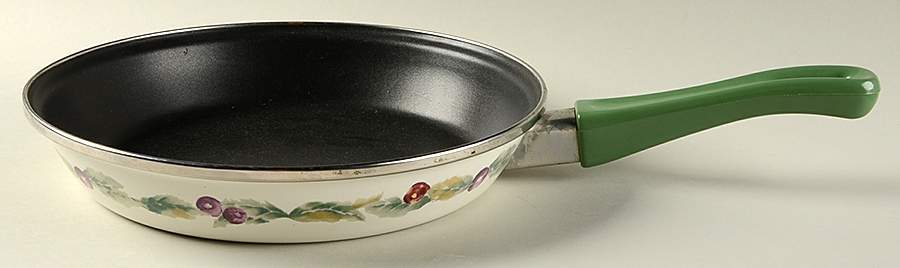 Jamberry 10" Open Metal Skillet by Pfaltzgraff-1