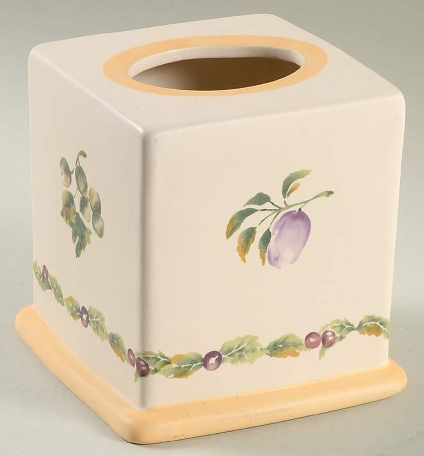 Jamberry Square Tissue Box Cover by Pfaltzgraff-1