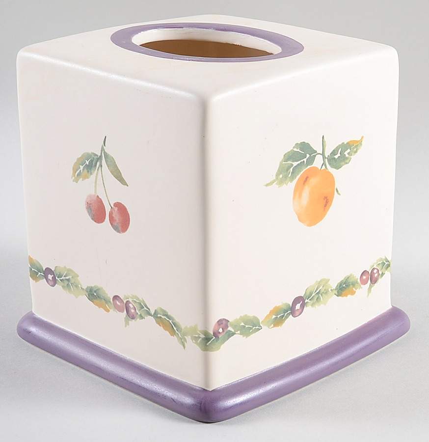 Jamberry Square Tissue Box Cover by Pfaltzgraff-1