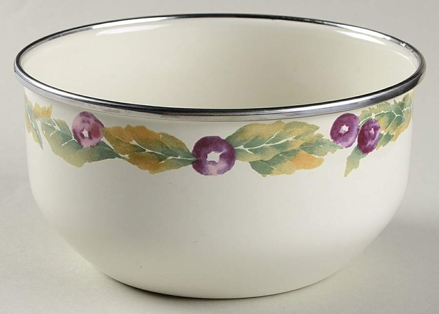Jamberry 5 3/4" Metal Bowl by Pfaltzgraff-1