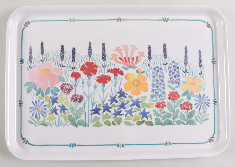 Hidcote 17" Rectangular Melamine Tray by Portmeirion-1