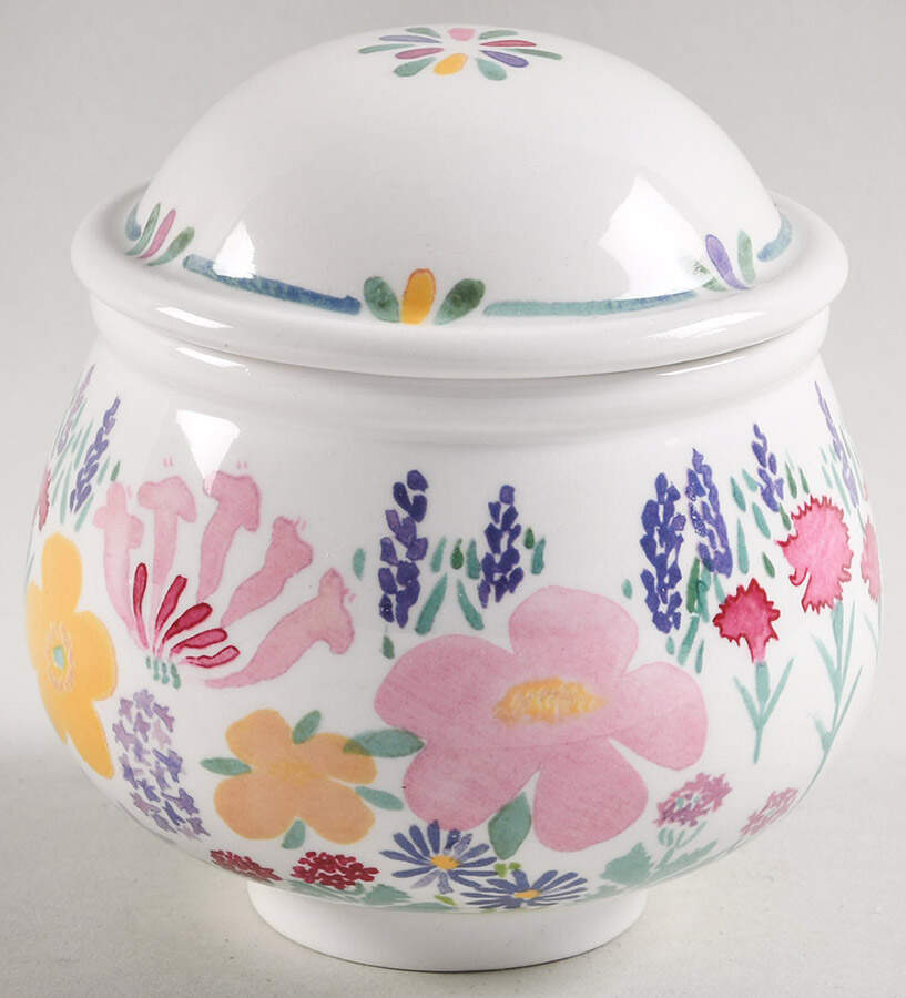 Hidcote Sugar Bowl & Lid by Portmeirion-1