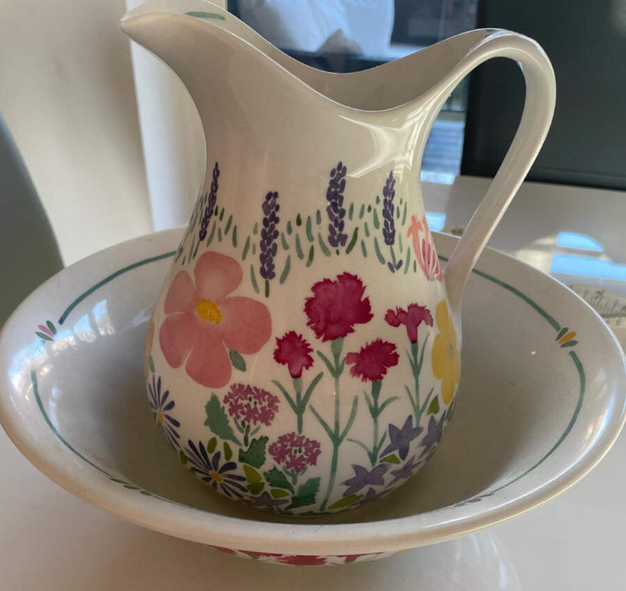 Hidcote 56 Oz Pitcher and Bowl Set by Portmeirion-1