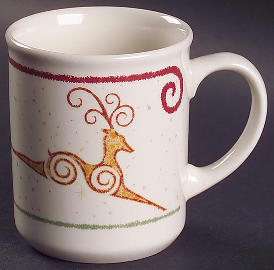 Rustic Reindeer Mug by Pier 1-1