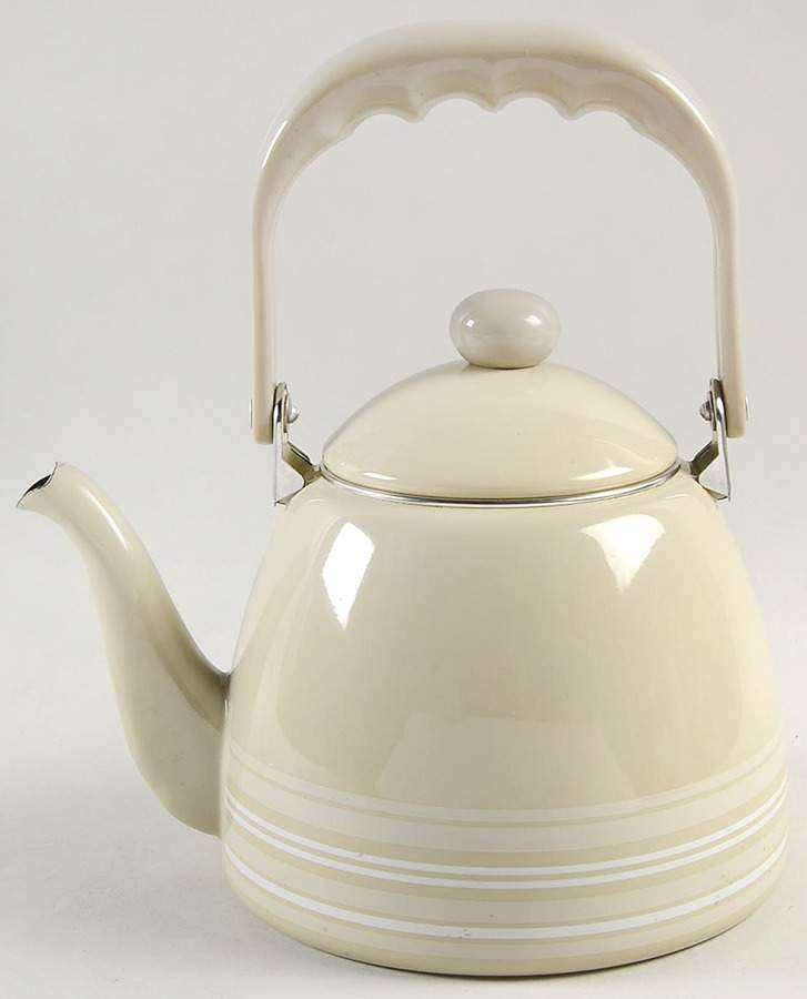 Cappuccino Metal Kettle & Lid by Pfaltzgraff-1
