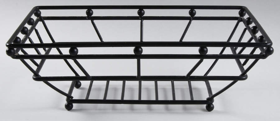 Cappuccino Metal Bread/Basket Tray w/No Ceramic Tray by Pfaltzgraff-1