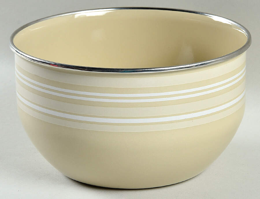 Cappuccino 7" Metal Bowl by Pfaltzgraff-1