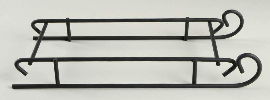 Cappuccino Metal Sled for Sled Server Set by Pfaltzgraff-1