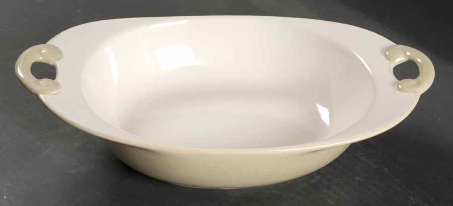Cappuccino 13" Nesting Handled Oval Serving Bowl by Pfaltzgraff-1