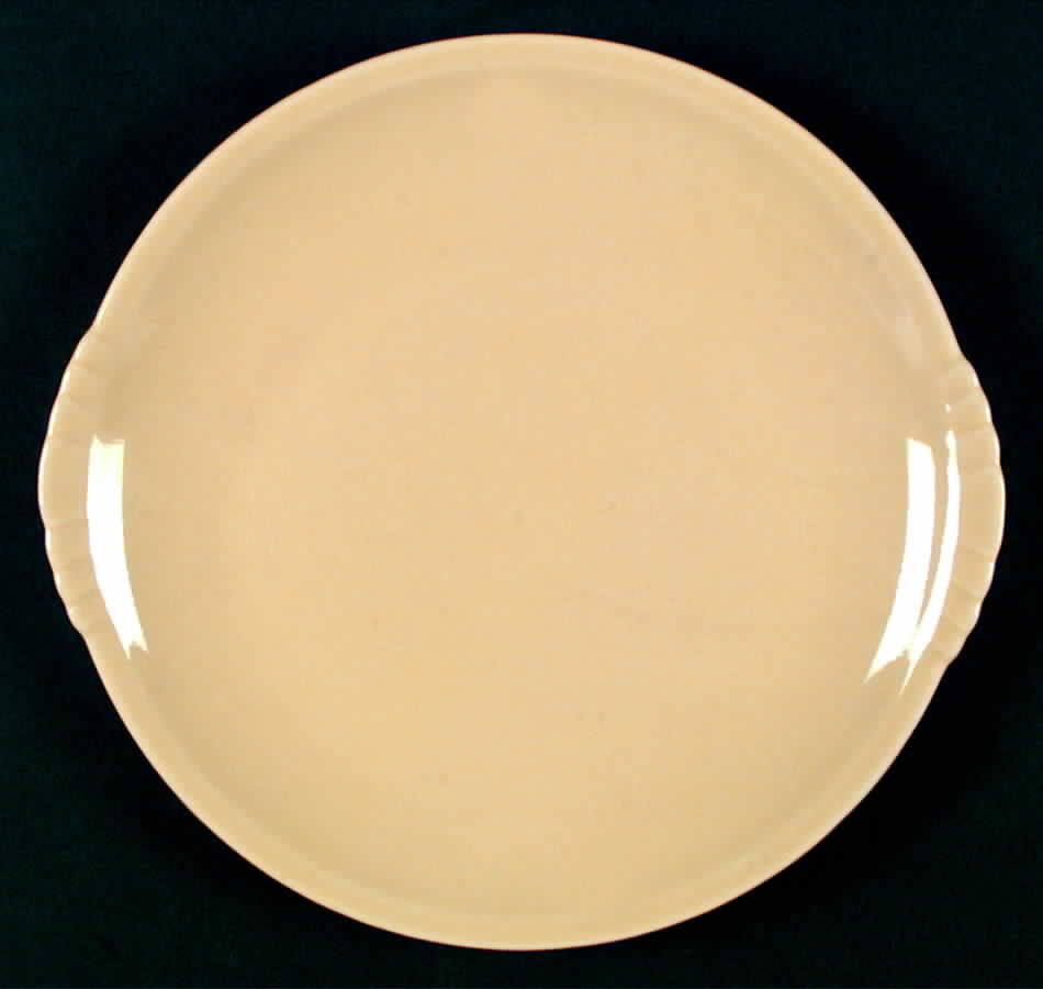 Caliente Lemon Yellow (Shell Crest) Dinner Plate by Paden City-1