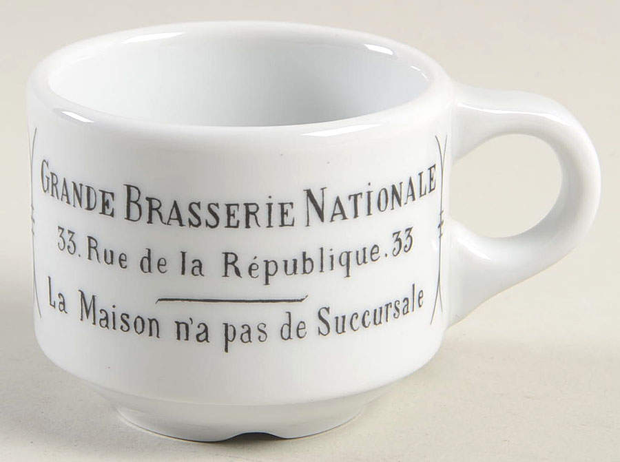 Brasserie Flat Demitasse Cup by Pillivuyt-1