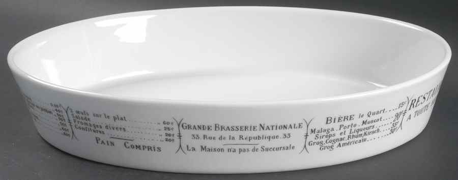 Brasserie 12'' Oval Baker by Pillivuyt-1