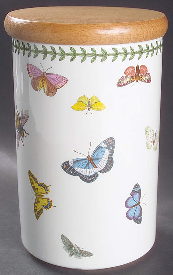 Botanic Garden Butterflies 7" Storage Jar & Lid by Portmeirion-1