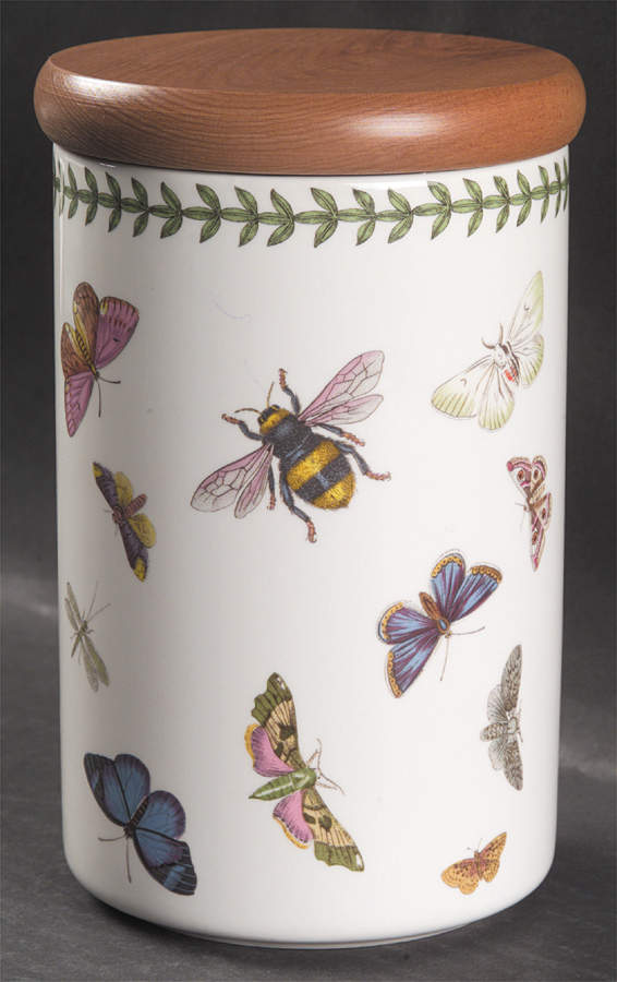 Botanic Garden Butterflies 6" Storage Jar & Lid by Portmeirion-1