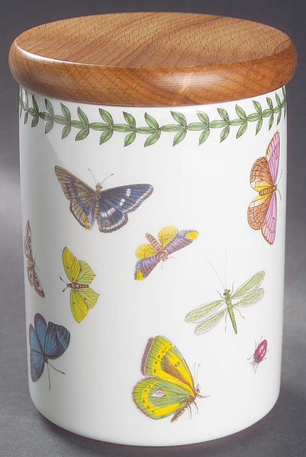 Botanic Garden Butterflies 5" Storage Jar & Lid by Portmeirion-1