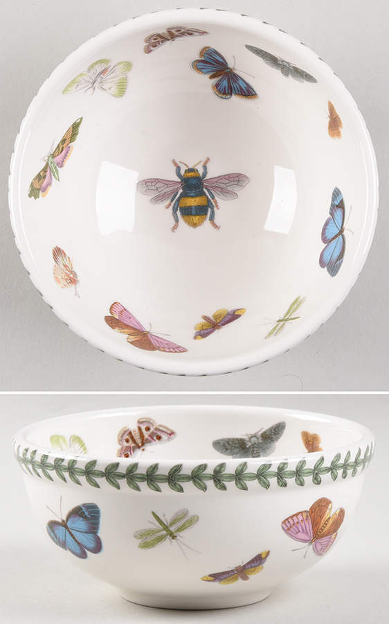 Botanic Garden Butterflies Individual Salad/Dessert/Fruit Bowl by Portmeirion-1