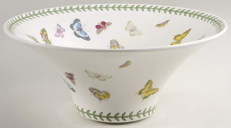 Botanic Garden Butterflies 13" Mandarin Bowl by Portmeirion-1