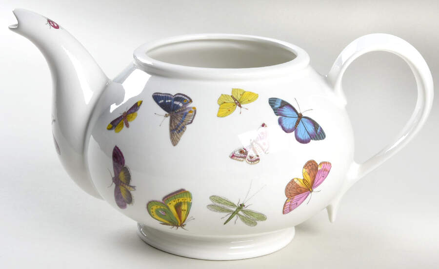 Botanic Garden Butterflies Teapot No Lid by Portmeirion-1