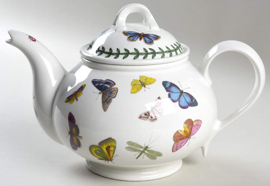 Botanic Garden Butterflies Teapot & Lid by Portmeirion-1
