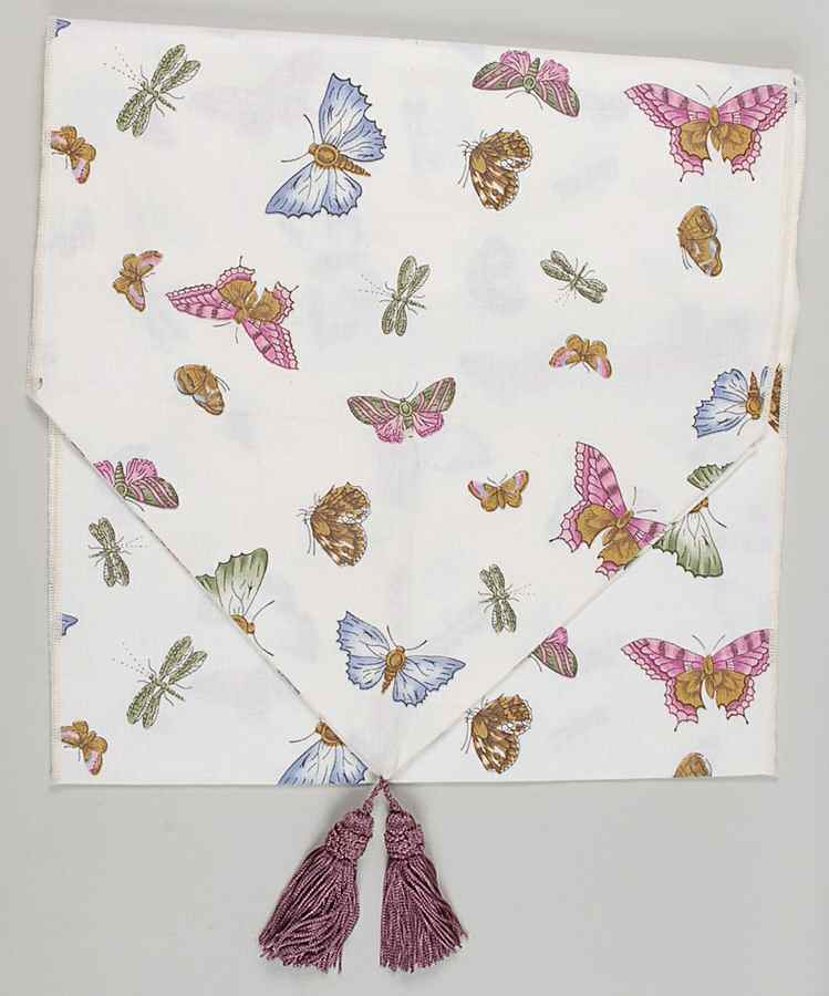 Botanic Garden Butterflies 14" X 72" Cloth Table Runner by Portmeirion-1