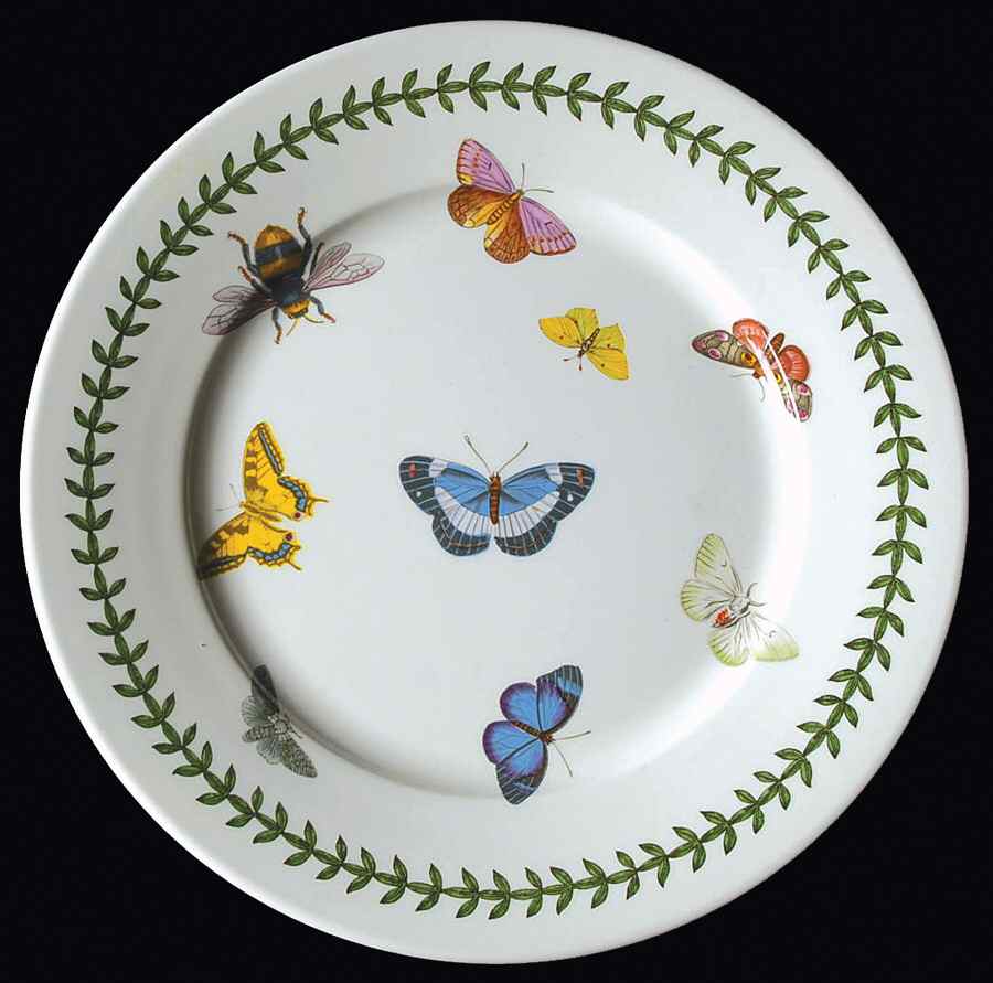 Botanic Garden Butterflies Salad/Dessert Plate by Portmeirion-1
