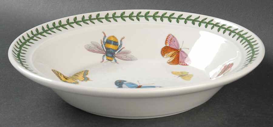 Botanic Garden Butterflies 8" Soup/Pasta Bowl by Portmeirion-1