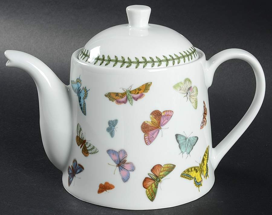 Botanic Garden Butterflies Teapot & Lid by Portmeirion-1
