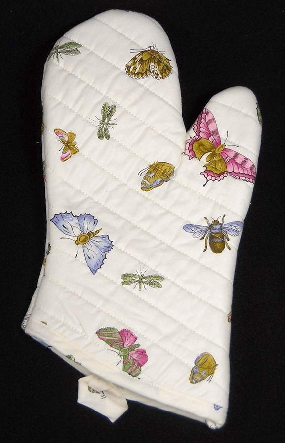 Botanic Garden Butterflies Cloth Oven Mitt by Portmeirion-1