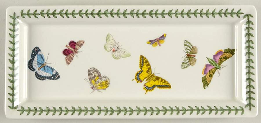 Botanic Garden Butterflies Large Sandwich Tray by Portmeirion-1