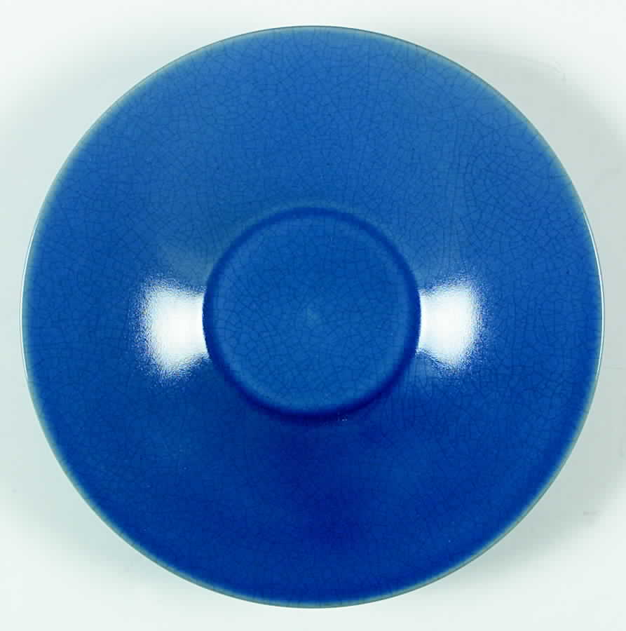 Crackle Blue Saucer by Pottery Barn China-1