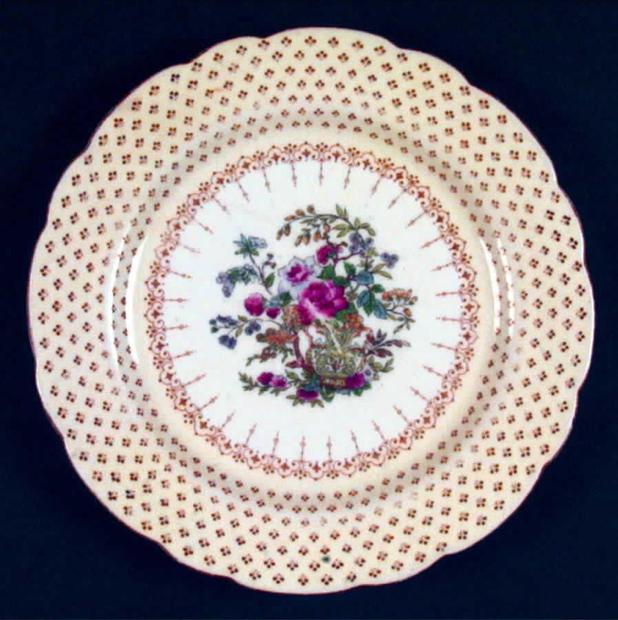 Fleur De Lis Salad Plate by Paragon-1