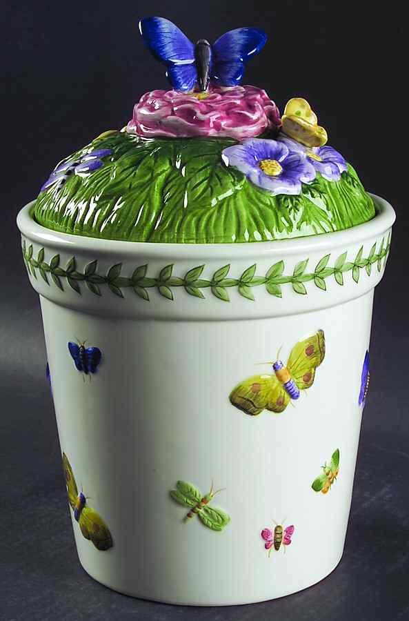 Botanic Garden Countertop Collection Figural Cookie Jar & Lid by Portmeirion-1